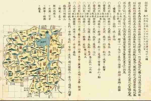 清朝时湖南地区行政区划图，看看你的老家属于哪？